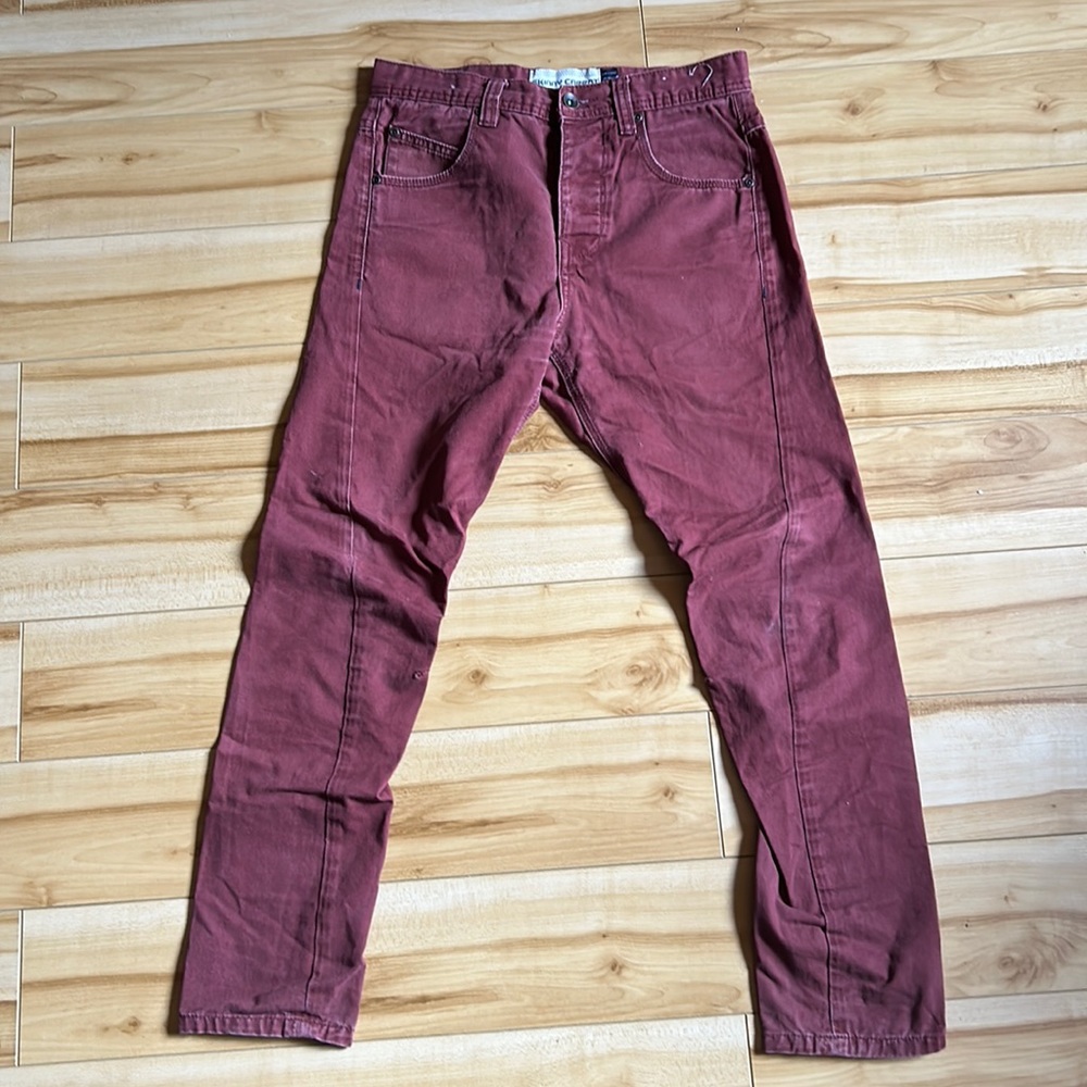 Men's Burgundy Pants